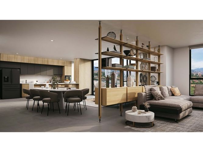 Apartamento de 2 alcobas en venta en Los Balsos, Medellín, 125 m² · foto 3 de 7