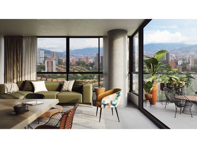Apartamento de 2 alcobas en venta en Los Balsos, Medellín, 125 m² · foto 5 de 7