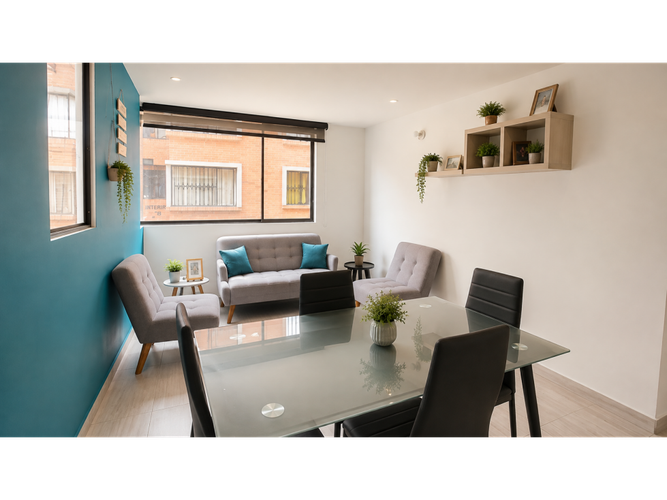 Apartamento de 3 alcobas en venta en Cr Torcaza, Funza, 52 m² · foto 2 de 10
