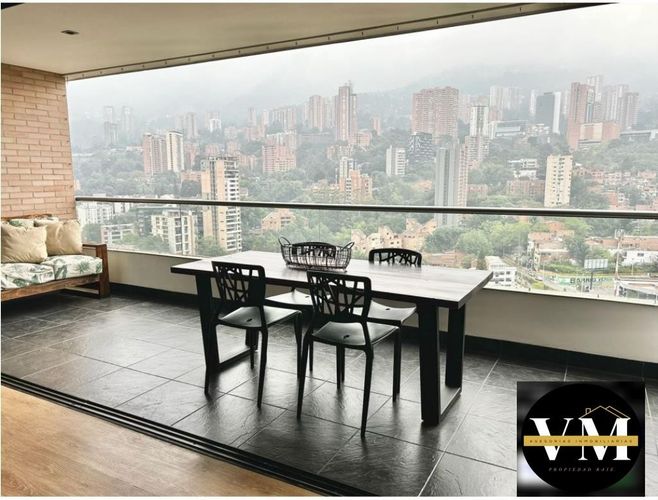Apartamento de 4 alcobas en venta en El Tesoro, Medellín, 188 m² · foto 3 de 8
