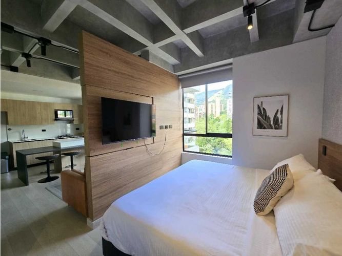 Apartamento de 1 alcoba en venta en El Tesoro, Medellín, 53 m² · foto 9 de 12