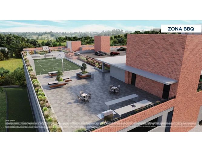 Apartamento de 3 alcobas en venta en El Faro, Rionegro, 71 m² · foto 6 de 10