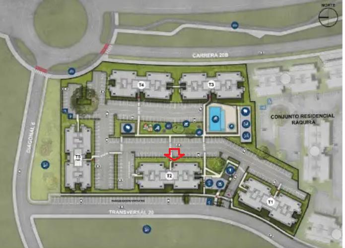 Apartamento de 3 alcobas en venta en Arroyohondo, Yumbo, 70 m² · foto 12 de 20