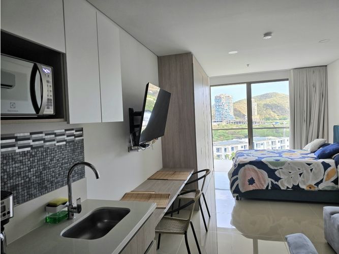 Apartamento de 1 alcoba en venta en Cantamar, Santa Marta, 36 m² · foto 6 de 24