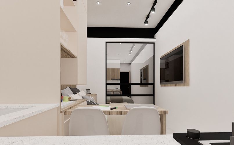 Apartaestudio en venta en Chico Norte, Bogotá, 16 m² · foto 2 de 9