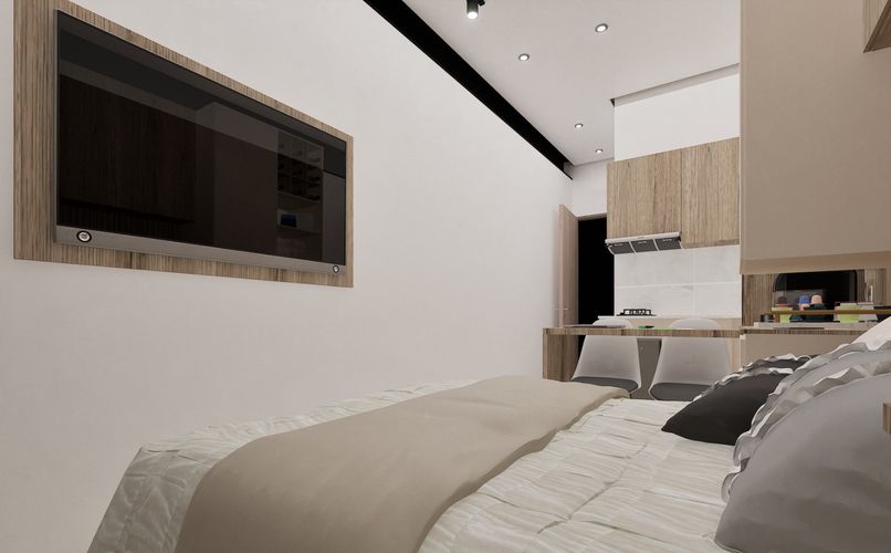 Apartaestudio en venta en Chico Norte, Bogotá, 16 m² · foto 7 de 9
