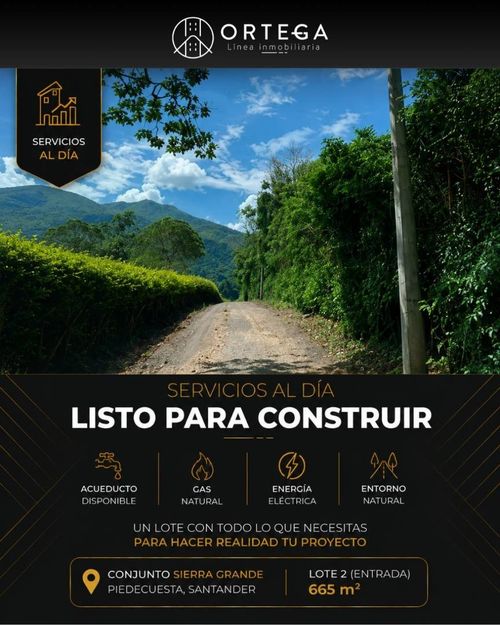 Lote en venta en Ruitoque, Piedecuesta, 665 m² · foto 2 de 6