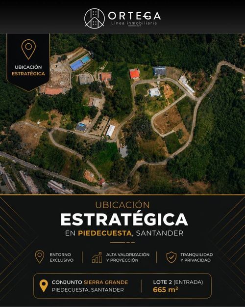 Lote en venta en Ruitoque, Piedecuesta, 665 m² · foto 5 de 6