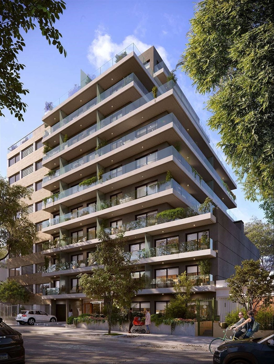 PUNTA CARRETAS – APARTAMENTO EN ALQUILER DE 1 DORMITORIO CON GRAN PATIO de 21 M2 CON MUEBLES A ESTRENAR