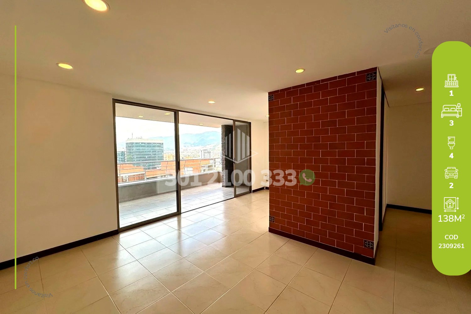 Apartamento en Arriendo en Los Parra, Medellín