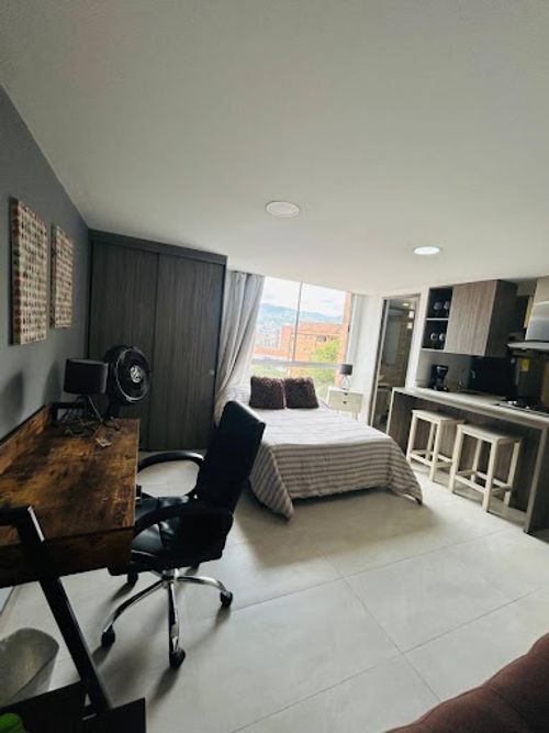 Apartaestudio en venta en La Frontera, Medellín, 27 m² · foto 7 de 9
