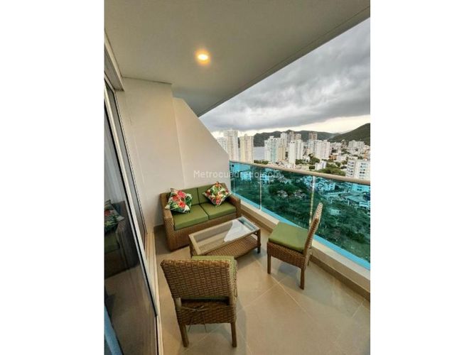 Apartamento de 1 alcoba en venta en Rodadero Sur, Santa Marta, 55 m² · foto 2 de 15