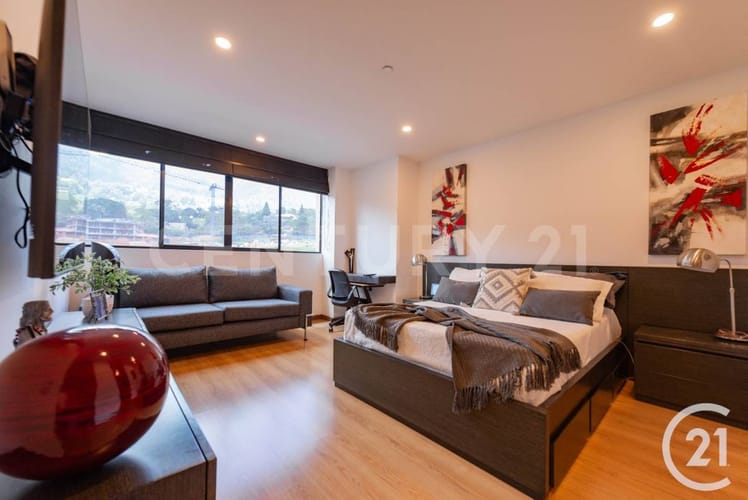 Apartamento de 1 alcoba en venta en Mugá, Envigado, 62 m² · foto 8 de 24