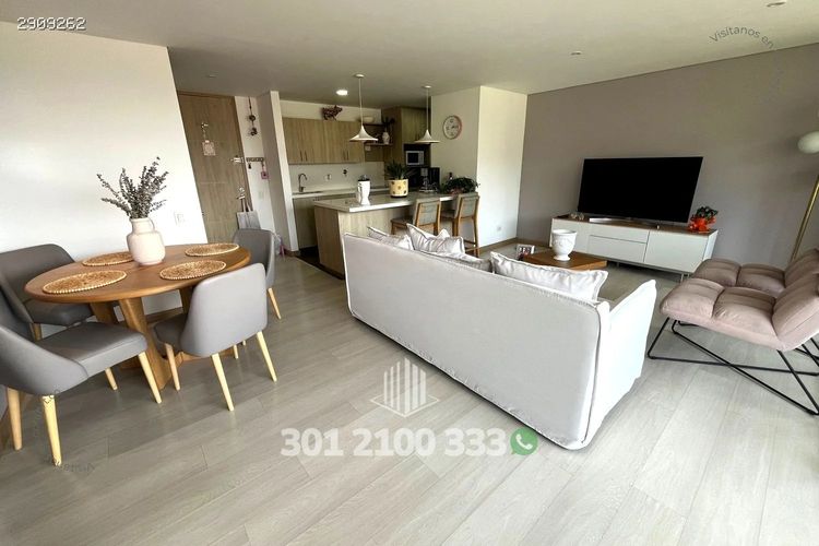 Apartamento de 2 alcobas en arriendo en Loma Del Esmeraldal, Envigado, 80 m² · foto 2 de 24