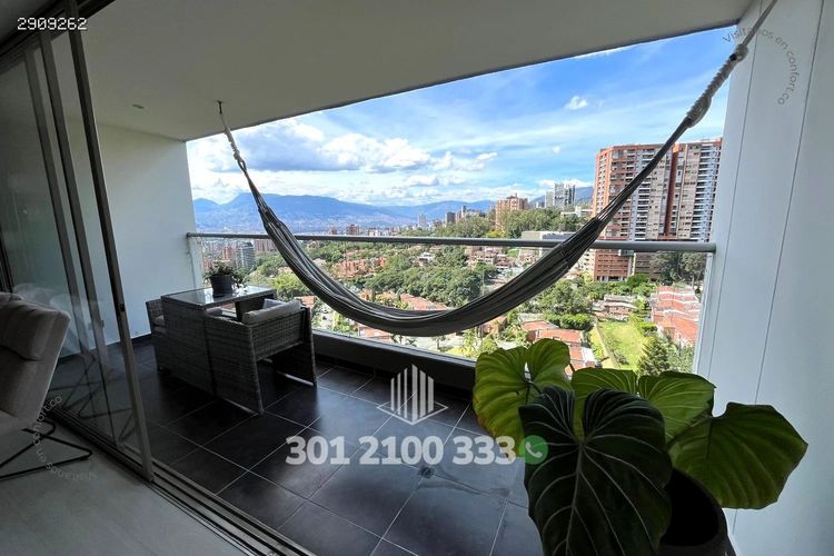 Apartamento de 2 alcobas en arriendo en Loma Del Esmeraldal, Envigado, 80 m² · foto 6 de 24
