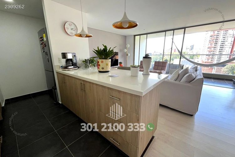 Apartamento de 2 alcobas en arriendo en Loma Del Esmeraldal, Envigado, 80 m² · foto 9 de 24
