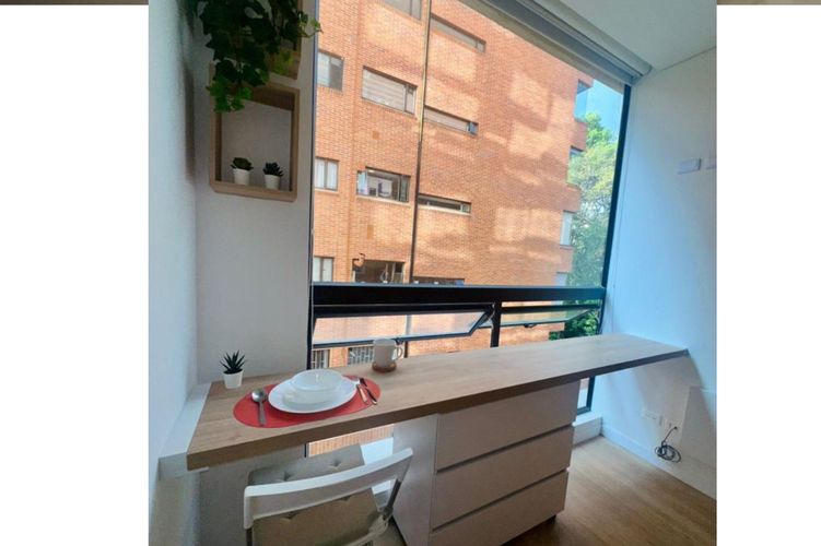 Apartamento de 1 alcoba en arriendo en Chico, Bogotá, 18 m² · foto 5 de 17
