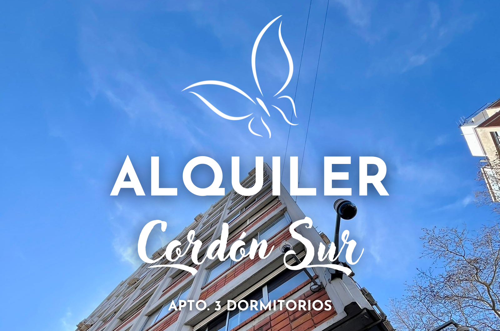 ***RESERVADO*** ALQUILAMOS EXCELENTE apto. de 3 dormitorios en CORDÓN SUR
