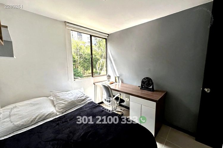 Apartamento de 2 alcobas en arriendo en Los Balsos, Medellín, 76 m² · foto 10 de 24