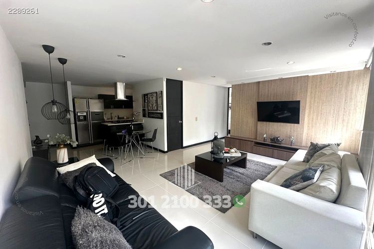 Apartamento de 2 alcobas en arriendo en Los Balsos, Medellín, 76 m² · foto 3 de 24