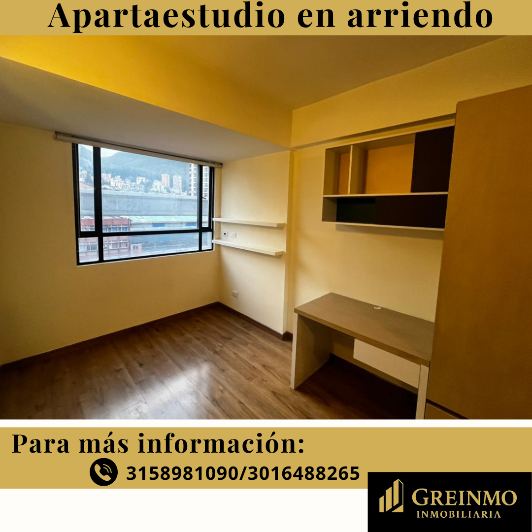 Apartaestudio en Arriendo en Chapinero, Bogotá