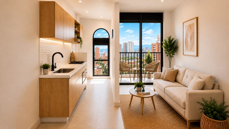 Apartaestudio en venta en Entreamigos, Sabaneta, 57 m² · foto 15 de 20