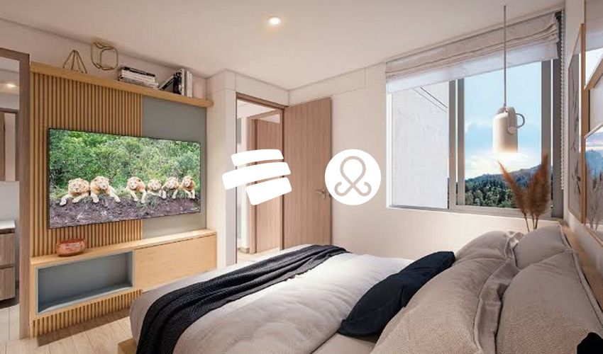 Apartamento de 2 alcobas en venta en El Rosal, Rionegro, 51 m² · foto 4 de 13