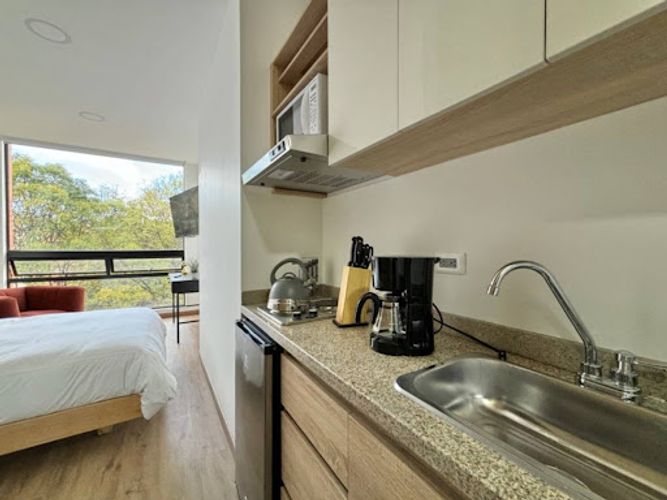 Apartaestudio en venta en Chico Norte, Bogotá, 21 m² · foto 5 de 20
