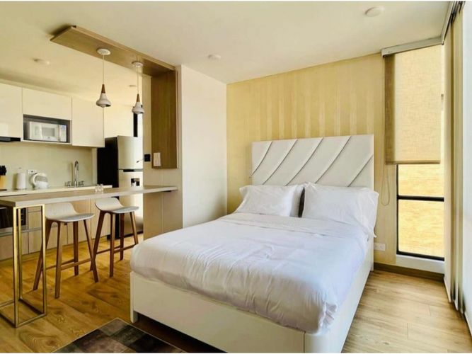 Apartaestudio en venta en Chico Norte, Bogotá, 28 m² · foto 2 de 13