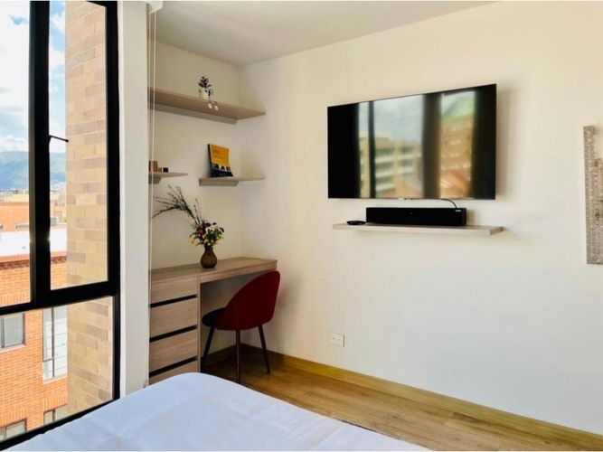 Apartaestudio en venta en Chico Norte, Bogotá, 28 m² · foto 5 de 13