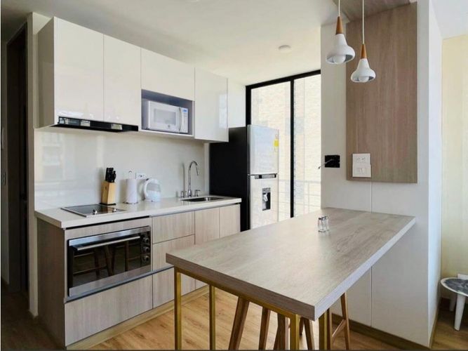 Apartaestudio en venta en Chico Norte, Bogotá, 28 m² · foto 12 de 13