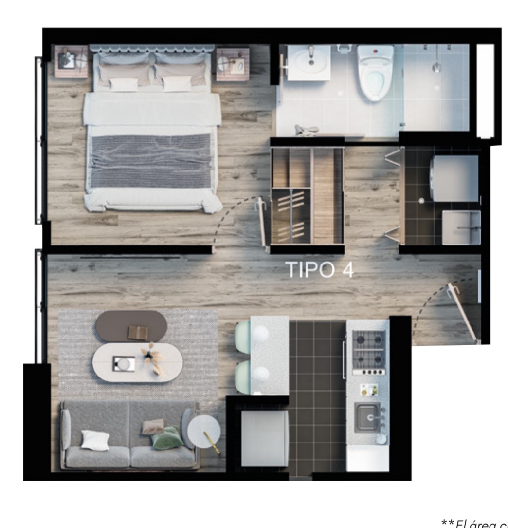 Apartaestudio en Venta en Prado pinzon, Bogotá