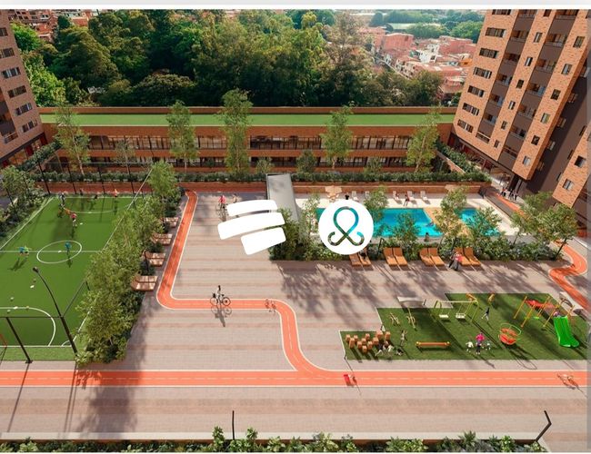 Apartamento de 2 alcobas en venta en San Jose Obrero, Bello, 57 m² · foto 15 de 15