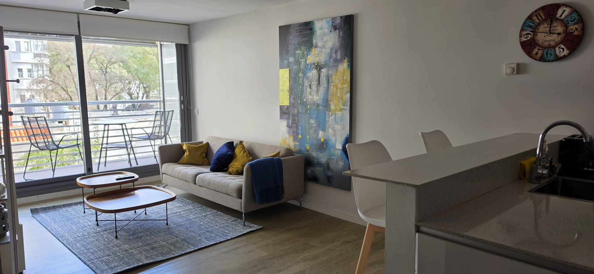 ALQUILER APARTAMENTO CON MUEBLES PUNTA CARRETAS GOLF 1 DORMITORIO TERRAZA GARAJE.PRECIOSO!