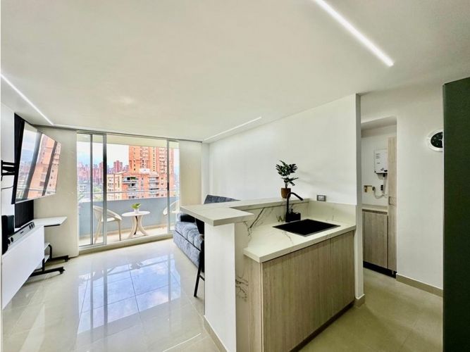 Apartaestudio en venta en Lalinde, Medellín, 47 m² · foto 3 de 14
