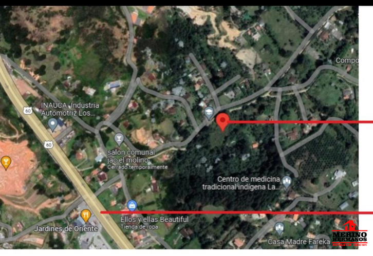 Lote en venta en El Molino, Guarne, 4500 m² · foto 4 de 6