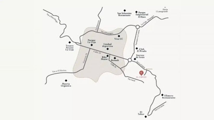 Lote en venta en Lomitas, La Ceja, 1640 m² · foto 3 de 9