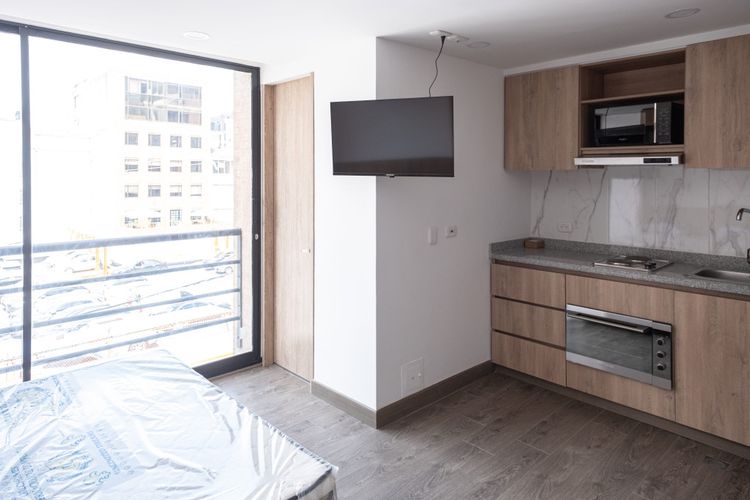 Apartaestudio en venta en El Nogal, Bogotá, 22 m² · foto 2 de 5