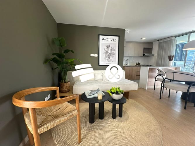 Apartamento de 3 alcobas en venta en Bucaros, Bello, 68 m² · foto 2 de 13