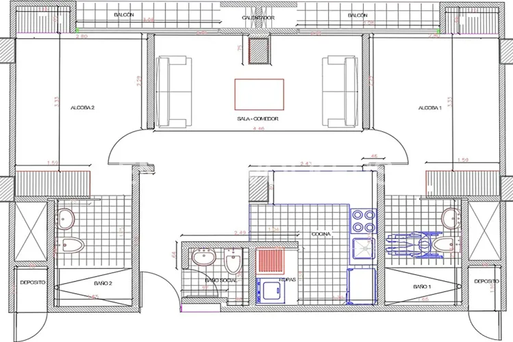 Apartamento de 2 alcobas en venta en Las Juntas, Chía, 75 m² · foto 10 de 16