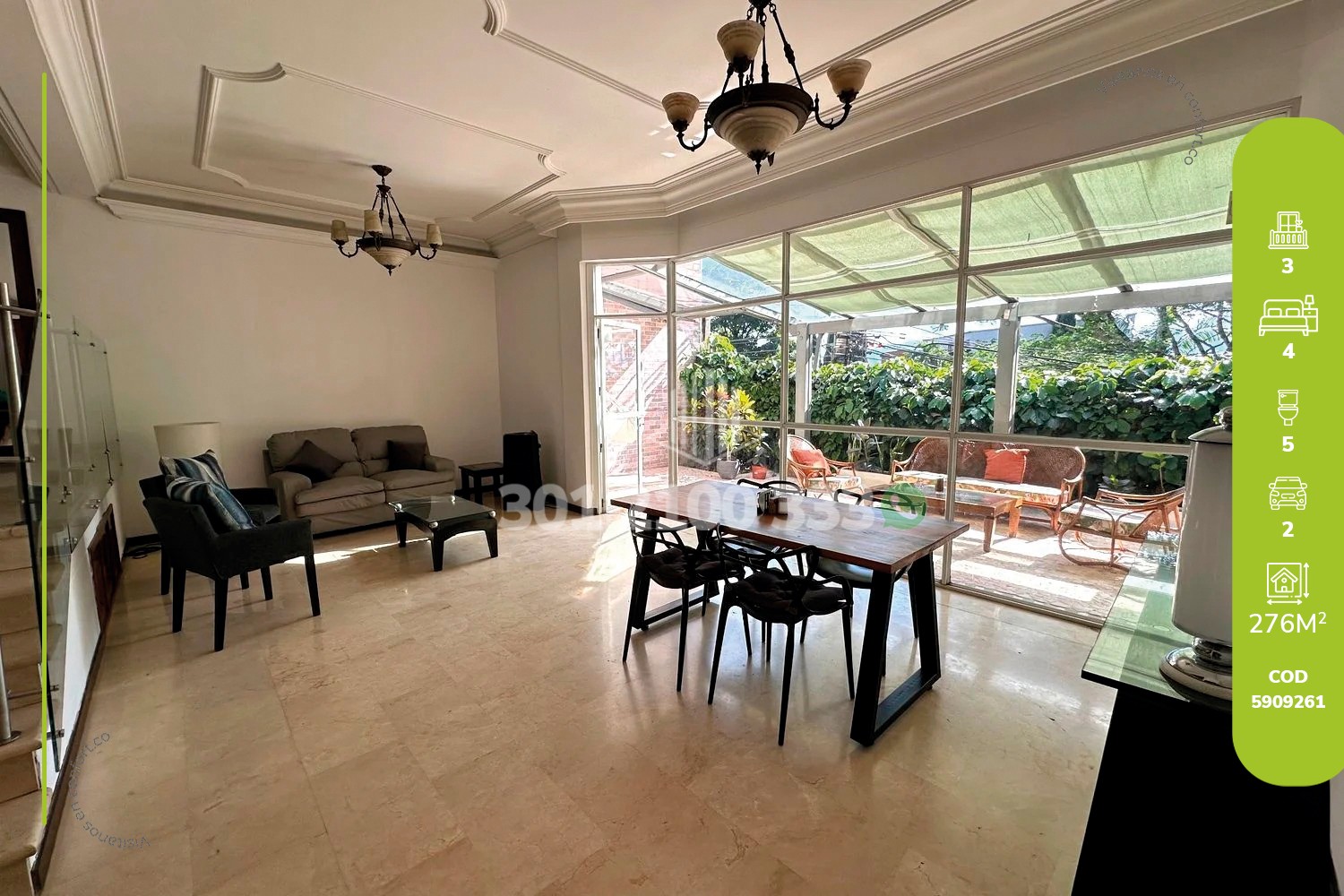 Casa en Arriendo en Altos del poblado, Medellín