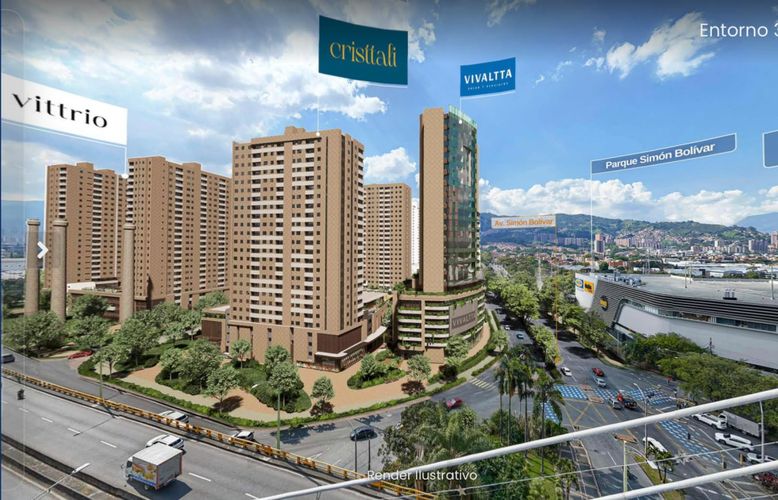 Apartamento de 2 alcobas en venta en Las Vegas, Envigado, 62 m² · foto 9 de 12