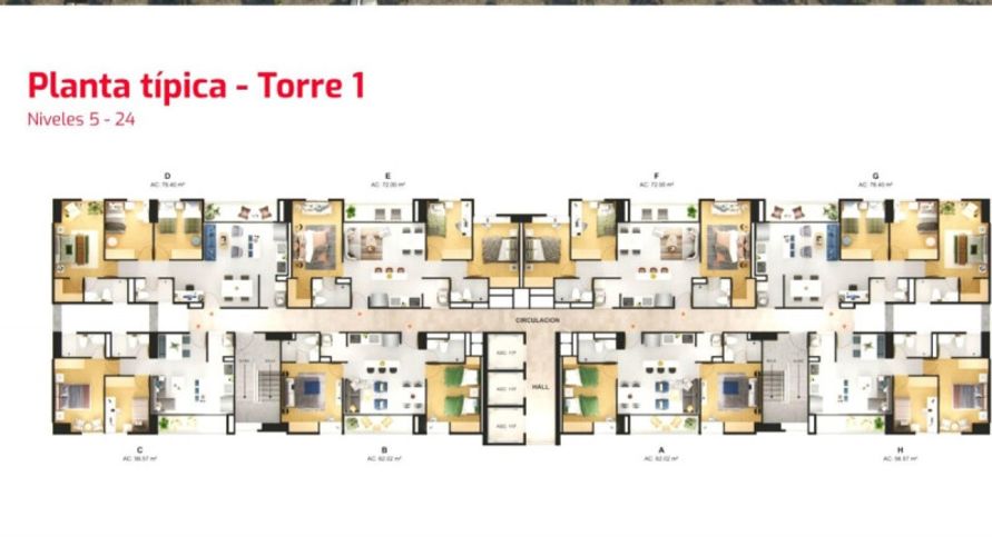 Apartamento de 3 alcobas en venta en Bellavista, Bello, 71 m² · foto 17 de 23