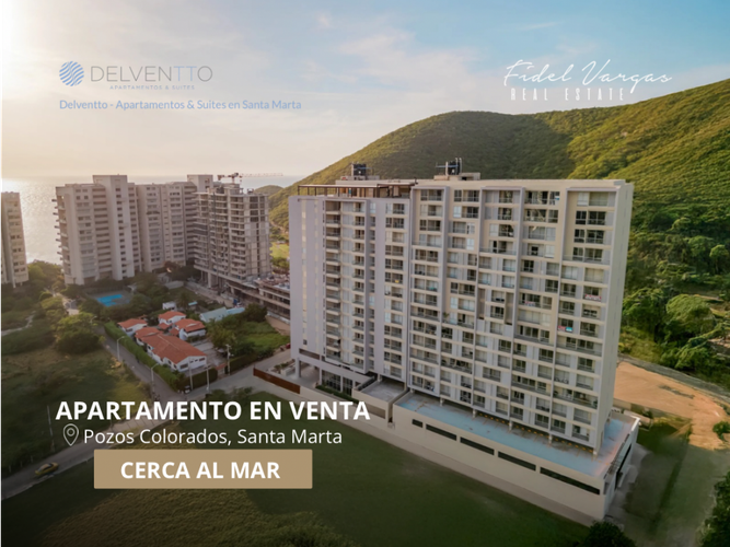 Apartaestudio en venta en Pozos Colorados, Santa Marta, 39 m² · foto 2 de 10