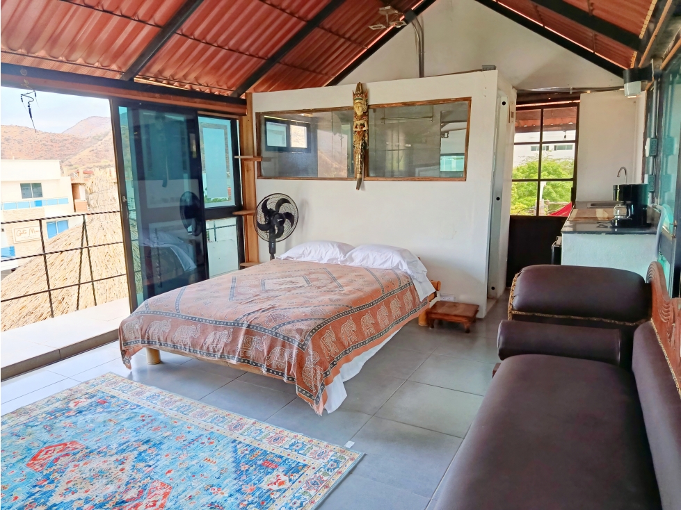 Apartaestudio en arriendo en Centro Taganga, Santa Marta · foto 2 de 9