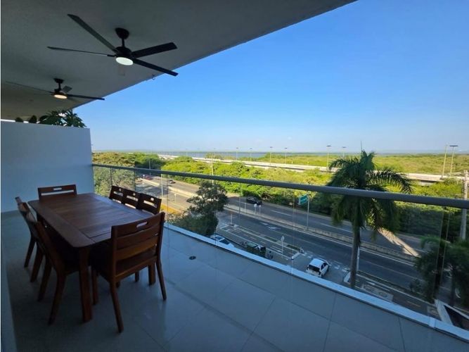 Apartamento de 2 alcobas en venta en La Boquilla, Cartagena, 106 m² · foto 2 de 16