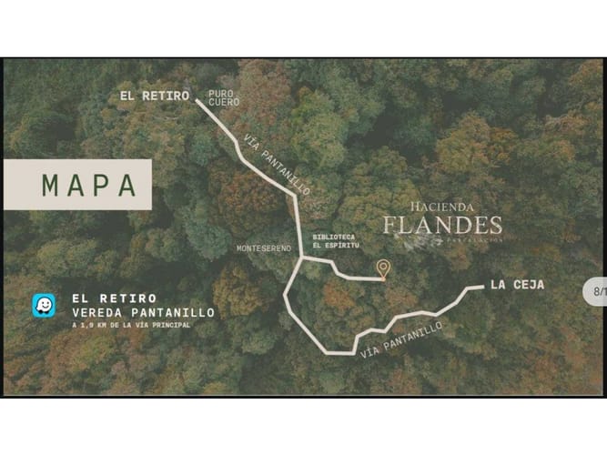 Lote en venta en Pantanillo, El Retiro, 1854 m² · foto 6 de 22
