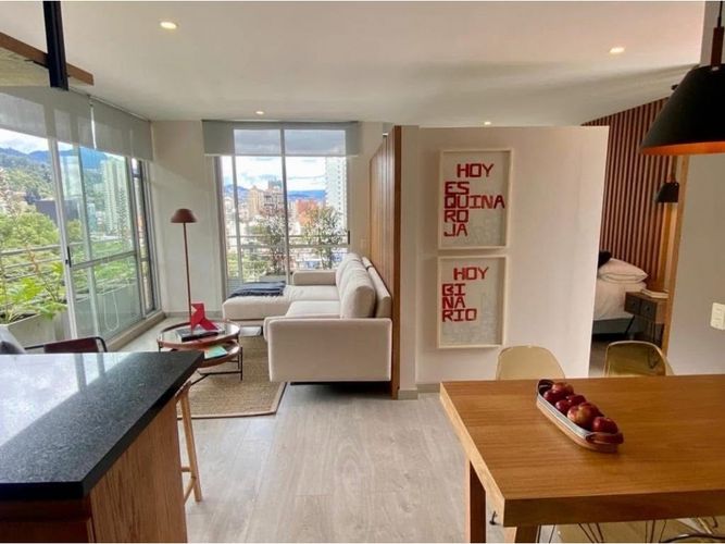 Apartamento de 1 alcoba en venta en Bosque Calderon, Bogotá, 59 m² · foto 3 de 10
