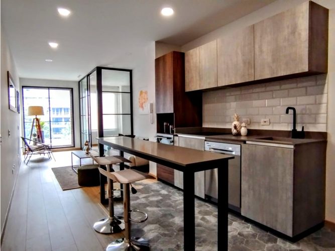 Apartaestudio en venta en Chico, Bogotá, 51 m² · foto 2 de 14