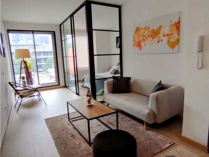 Apartaestudio en venta en Chico, Bogotá, 51 m² · foto 3 de 14
